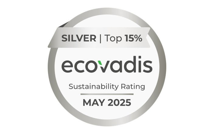 Silver Badge Ecovadis May 2025